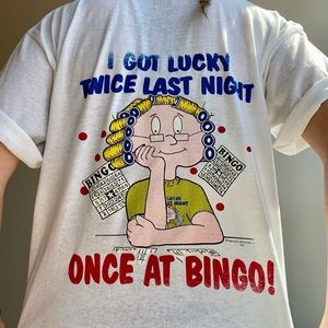 Vintage 80s Bingo Shirt